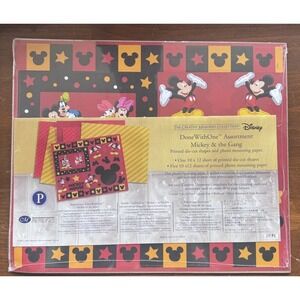 CREATIVE MEMORIES: DoneWithOne Disney Mickey & the Gang ~ Die Cut Shapes/Paper